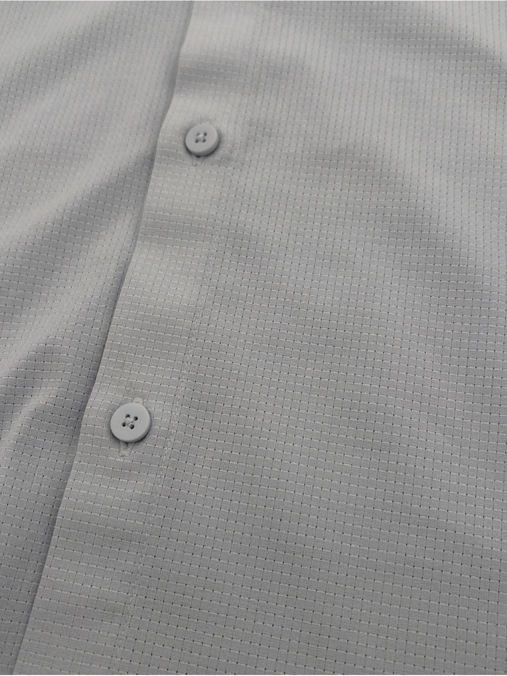LULULEMON Airing Easy Short Sleeve Shirt Mens L Starch Blue Button Travel Beach - Picture 5 of 6